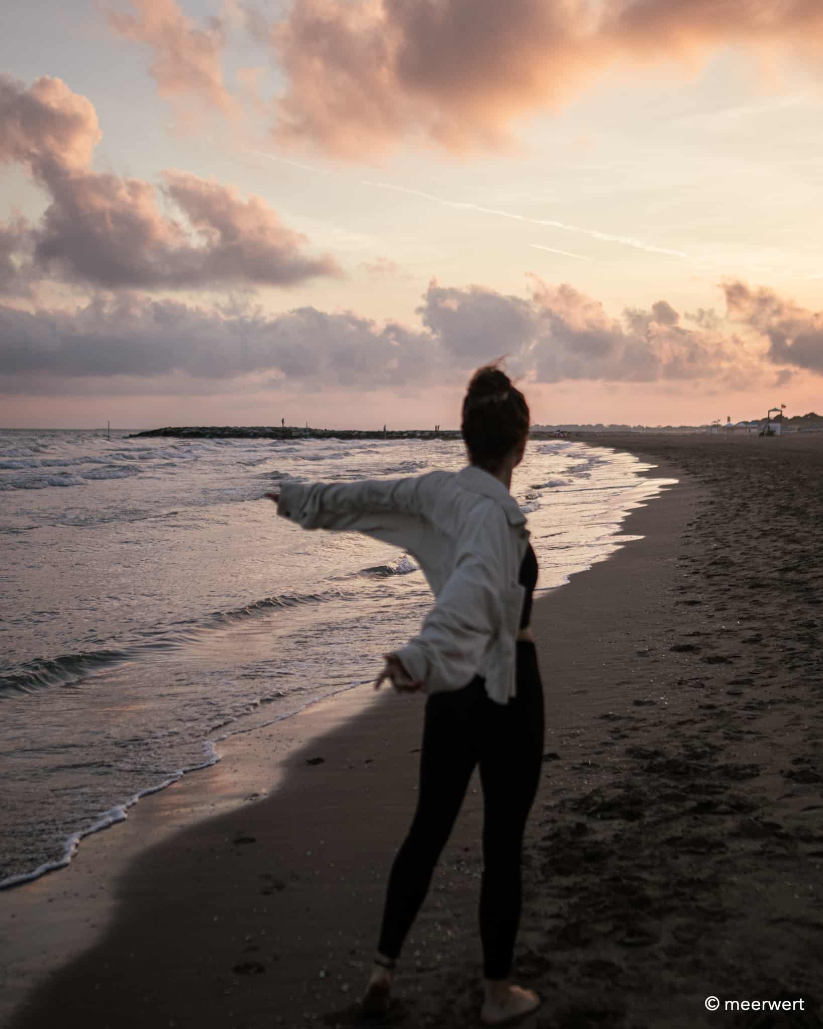 Strand-Sonnenuntergang